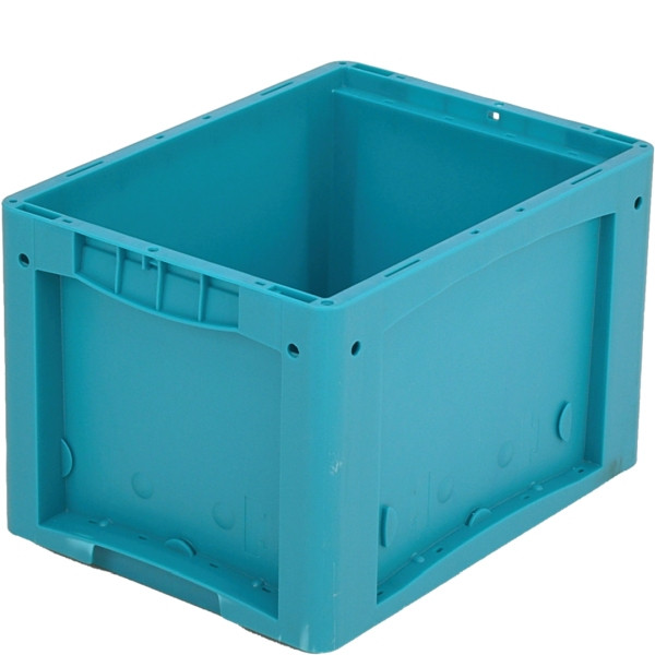 BITO petit porte-charge KLT avec double plancher /KLT 43270D 400x300x270 turquoise, double plancher, C0573-0002