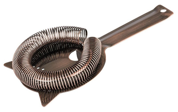 Passoire à barre APS, Ø 9 cm, poignée : 9 cm, acier inoxydable, aspect cuivre antique, 93347