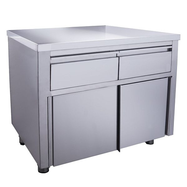 Armoire à portes coulissantes Saro - 2 tiroirs 1000x700 mm, 700-2200