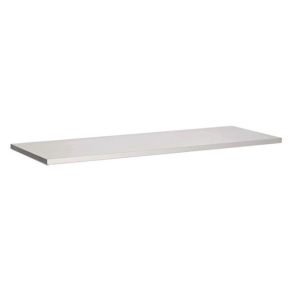 Plan de travail Gastro-Inox en acier inoxydable AISI 430, 1100x700mm, renforcé avec mélaminé épaisseur 18 mm, aggloméré étanche, 301.002