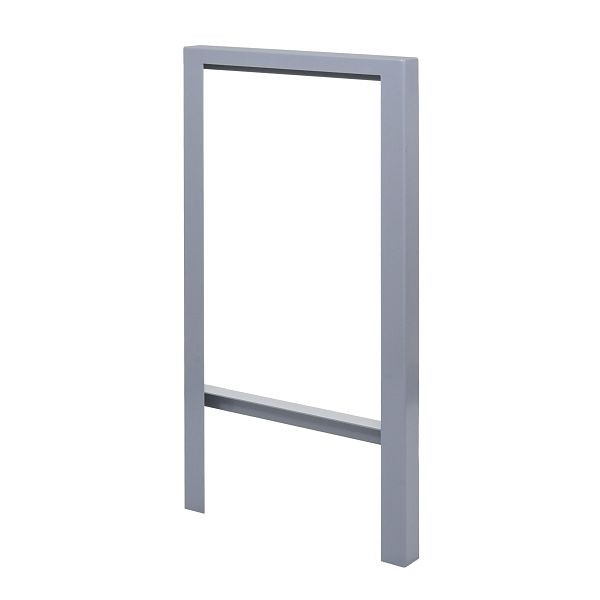 Mendler porte-vélo HWC-J74 support de support de vélo, acier au carbone galvanisé extérieur enduit de poudre 115x60x6cm, gris, 83306