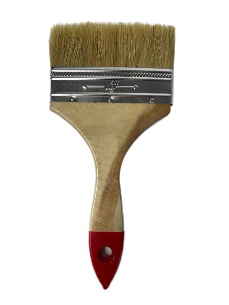 VaGo-Tools Pinceau à vernis, glacis, pinceau de peintre, pinceau plat, poils chinois, 100mm, UE : 12 pièces, 190-040-12_vx