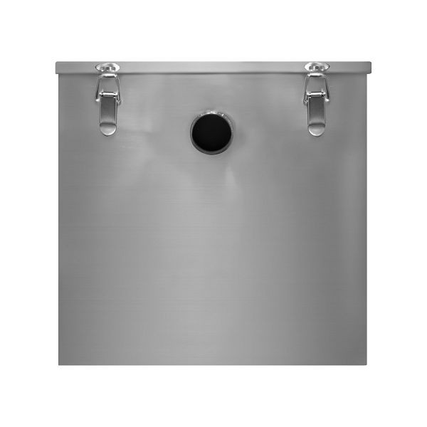 KuKoo Gastro Séparateur de graisse Séparateur d'huile 60 L en acier inoxydable Séparateur de graisse Filtre eaux usées, 210881
