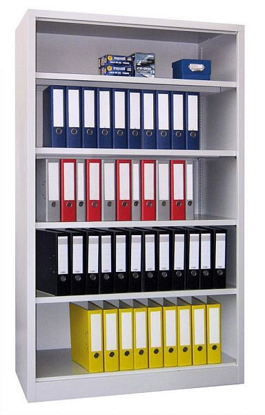 Armoire à double porte Pavoy 1950/500/1200, sans portes, étagères enduites de poudre, 31310-120-581-735
