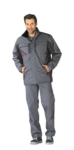 Veste d'hiver Planam Highline, zinc/ardoise/rouge, taille 5XL, 2301072