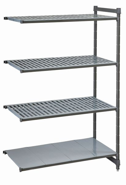 Cambro Camshelving® Basics Niveau de culture 3V + 1S 21X42X84 Graphite mat, CBA214284VS4580