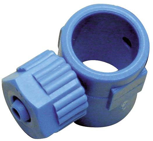 temporisateur A-WS-8/6-1/4-PP, bague pivotante coudée pour boulons banjo, série "AH en PP", avec surface d'étanchéité moulée, UE : 10 pièces, 01010563