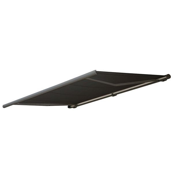 Housse de remplacement Mendler pour auvent T124, housse de remplacement cassette complète protection solaire 5x3m, acrylique anthracite, 76548