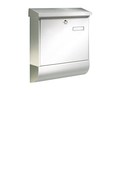BURG-WÄCHTER boîte aux lettres + boîte SET VARIO 86720 W (EC), 2 x clés, HxLxP (extérieur) : 420 x 377 x 115mm, blanc, 31425
