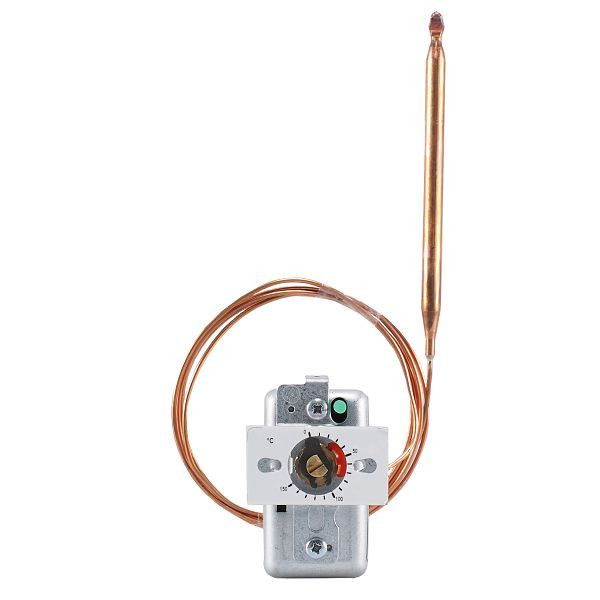 Limiteur de température JUMO avec contact à ouverture, 0 à 150°C, capillaire 1000 mm, 60000924