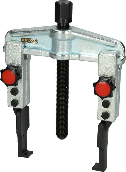 Extracteur universel à dégagement rapide KS Tools à 2 bras avec crochets extrêmement fins et allongés, 20-90 mm, 120 mm, 2,5 t, 620.0062