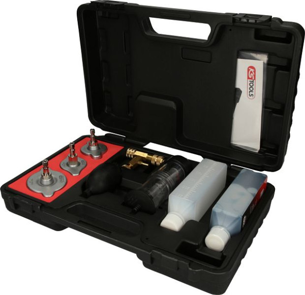 KS Tools Kit de test d'étanchéité de culasse CO2, 8 pièces, 150.1910