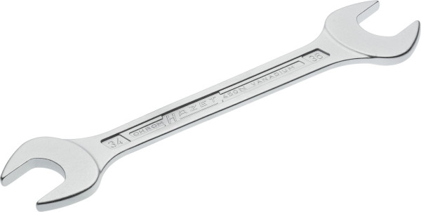 Clé à fourche double Hazet, profil hexagonal extérieur, 34 x 36 mm, 450N-34X36