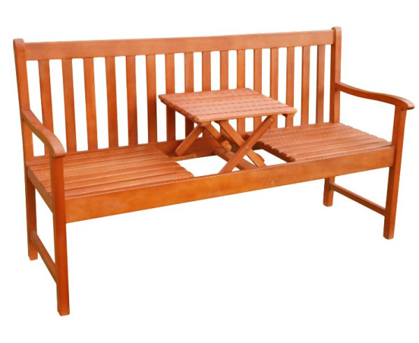 Banc de jardin avec table Metra, 10186