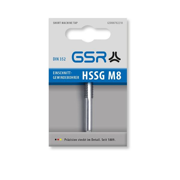 GSR robinet simple EGB DIN 352 A HSS-G M 3, 00702130