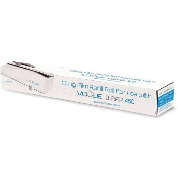 Film alimentaire Vogue 300m adapté au distributeur Wrap450, DE035