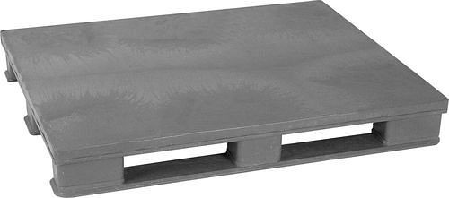 Palette robuste DENIOS, en PE-RE, 1000 x 1200 x 150 mm, 3 semelles, lot de 5, 312660