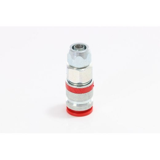 Raccord en acier JWL Série 520, DN 7, 8, avec raccord PUR 8x12 mm, 41222