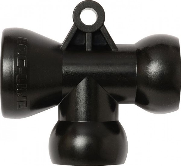 Loc-Line T-Stück schwarz, VE: 20 Stück, L59875S