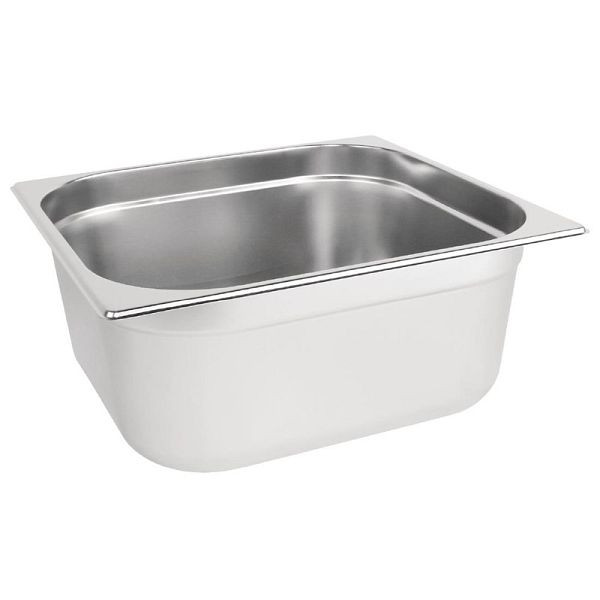 Conteneur Vogue GN en acier inoxydable 15cm GN2 / 3, K814