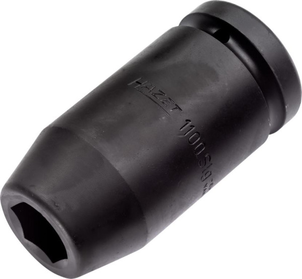 Impact Hazet, douille tournevis machine, six pans, carré creux 25 mm, profil six pans mâle, 24 mm, version longue, 1100SLG-24