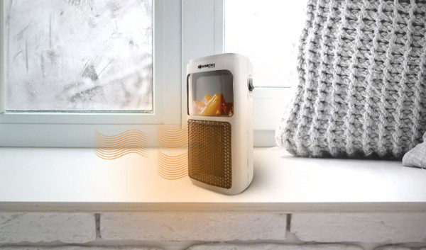 Sonnenkönig VARNA - radiateur soufflant en céramique, 400 W, 11,2 x 21 x 10,5 cm, 20100701