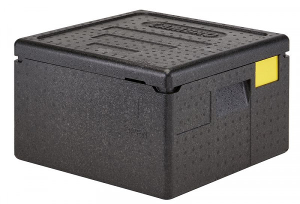 Boîte de transport de pizza Cambro Cam GoBox à chargement par le haut EPPZ35175, 4 pizzas avec boîte à pizza 33 x 33 x 4 cm, EPPZ35175110