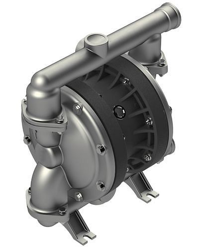 Pompe à air comprimé à double membrane DENIOS, ATEX, 1'', en acier inoxydable / EPDM-PP / PTFE, 287-119