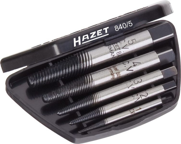 Jeu d'extracteurs de vis Hazet, nombre d'outils : 5, 840/5