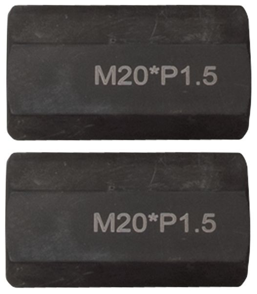 KS Tools jeu d'adaptateurs de filetage M20x1,5x65mm, 2 pièces, 460.1775