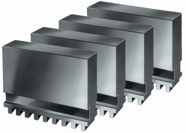 Mors à bloc souple ELMAG adaptés aux mandrins de tour à trois mors Ø : 125 (1 jeu = 3 pièces), 89500