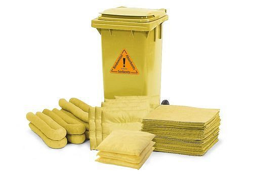 Kit d'urgence DENSORB, liant en conteneur roulant, version "spéciale"