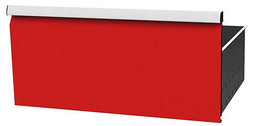 Tiroir Bedrunka+Hirth, rails inclus, R 24-16, hauteur de panneau 300 mm, capacité de charge 75 kg, dimensions en mm (LxPxH) : 600 x 400 x 300, 60.068.300VA-75