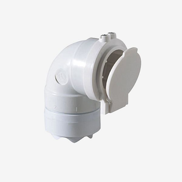 Douille d'aspiration HKW EASY-FIX avec coude à 90°, 36012