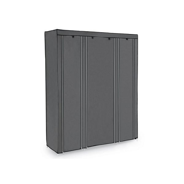 SONGMICS armoire 175 x 150 cm gris, LSF03G