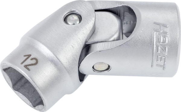 Douille articulée Hazet, hexagonale, carrée creuse 10 mm (3/8"), profil de traction hexagonal extérieur, 12 mm, 880G-12