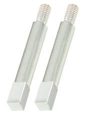 KS Tools adaptateur carré, 8 mm, lot de 2, chromé, 450.0186