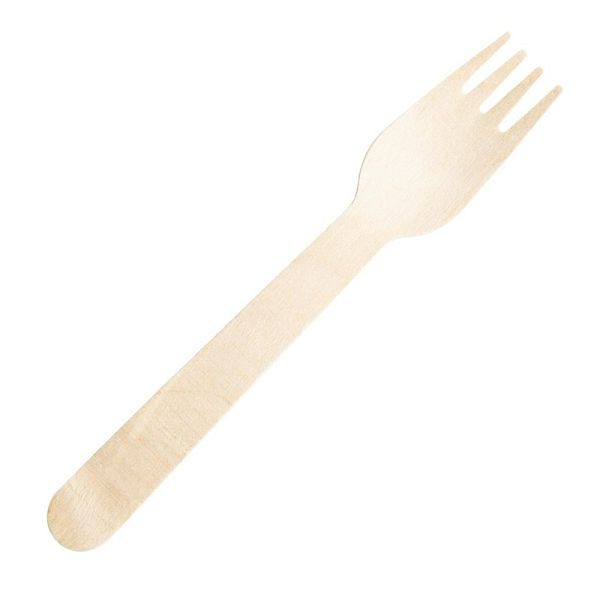 Fiesta Compostable Fiesta Compostable Fourchettes en bois emballées individuellement (paquet de 500) CH083