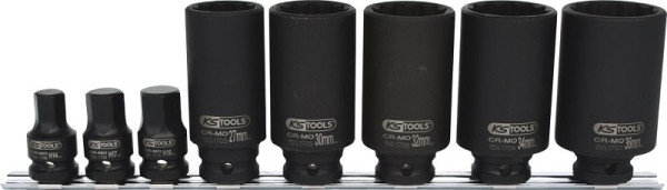 KS Tools Jeu de douilles spéciales pour arbre de transmission 1/2", 8 pièces, 150.1750