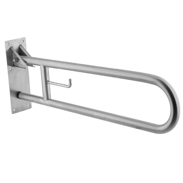 KEMMLIT rail de support rabattable 800, acier inoxydable, 738 mm, mat, 205.612