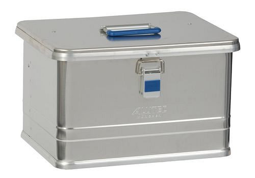 Boîte en aluminium DENIOS Comfort, sans coins d'empilage, volume de 30 litres, 136-684
