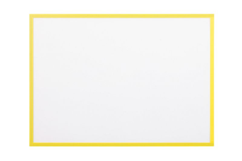 Porte-documents Bi-Office - DIN A4 - jaune, autocollant, UE: 5 pièces, FM2815