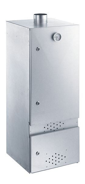 Armoire de fumage à froid Peetz, tôle d'acier, aluminisée, KRS mini alu