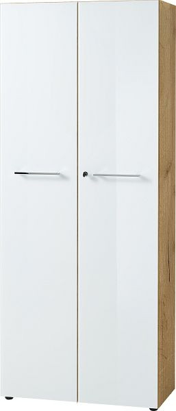 GERMANIA GW-MONTERIA classeur 4204 blanc/imitation chêne Navarra, hauteur 196 cm, 4204-242