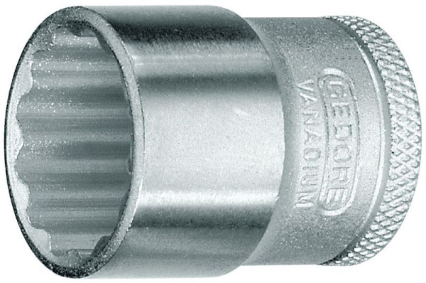GEDORE insert de clé à douille 3/8'', profil UD 12 pans, 19/32AF, 6233180