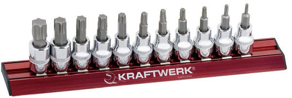 Embout Kraftwerk pour jeu de douilles à vis TX MAGALU 3/8", 11 pcs, 205099