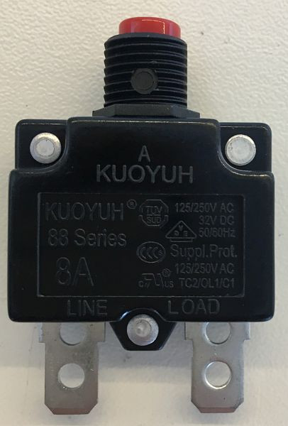 Disjoncteur de protection moteur ELMAG pour EUROAIR 220, EUROAIR MINI 200 & WERKER 275, 9100287