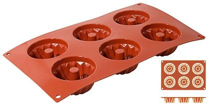 Tapis de cuisson Contacto Gugelhupf Petit Four, 6640/076