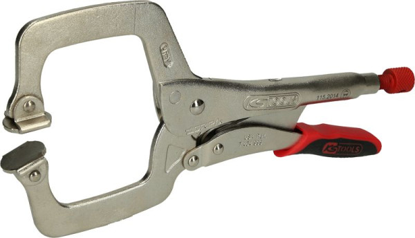KS Tools Pince à souder, mâchoires de serrage mobiles 0-85 mm, 115.2014