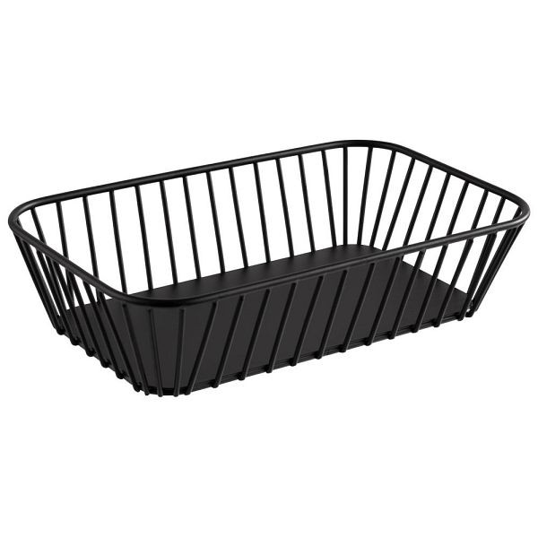 APS Panier GN 1/4 -URBAN-, métal, noir, avec pieds antidérapants, 30418
